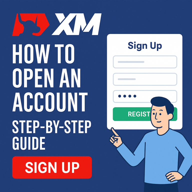 Step-by-step guide to open an XM trading account in 2025